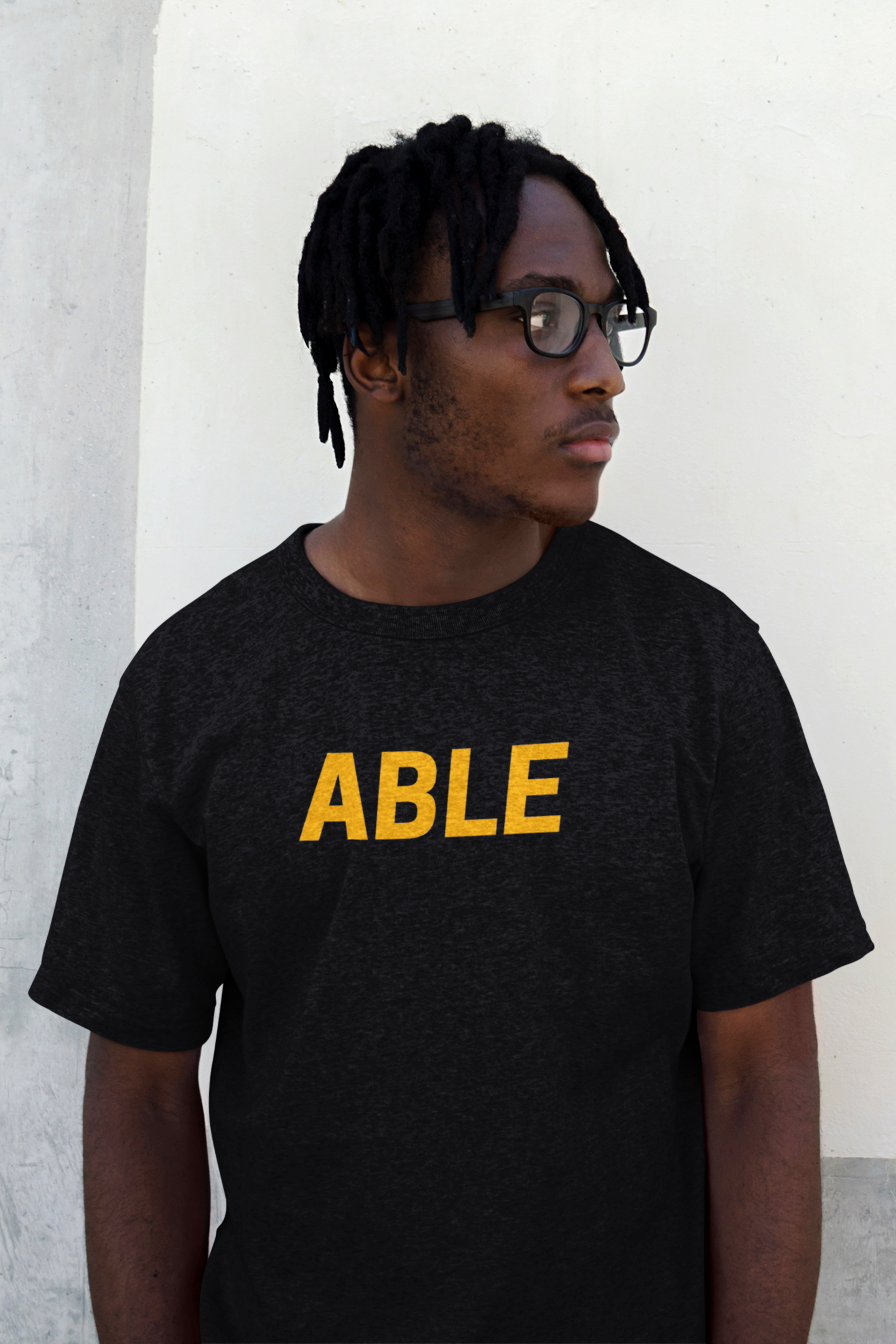 ABLE CORE TEE - BLACK