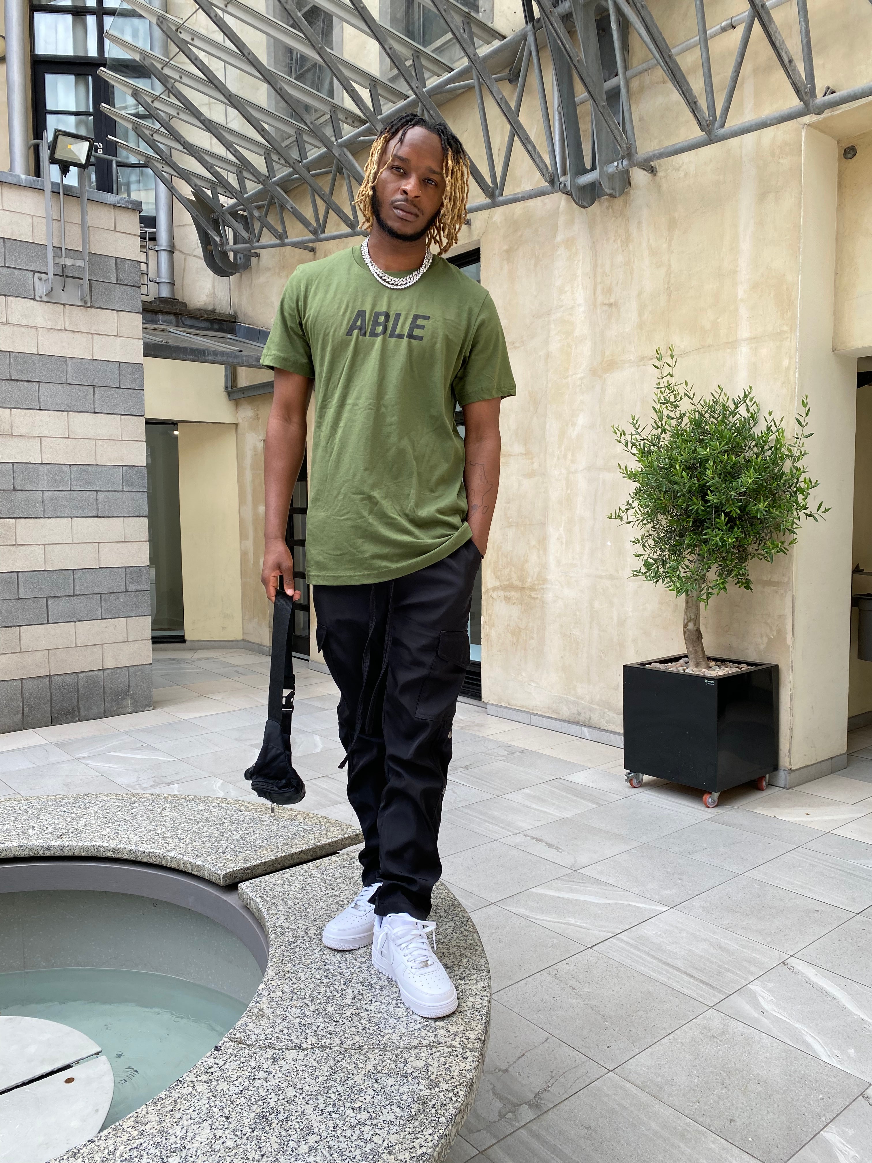 ABLE CORE TEE - KHAKI