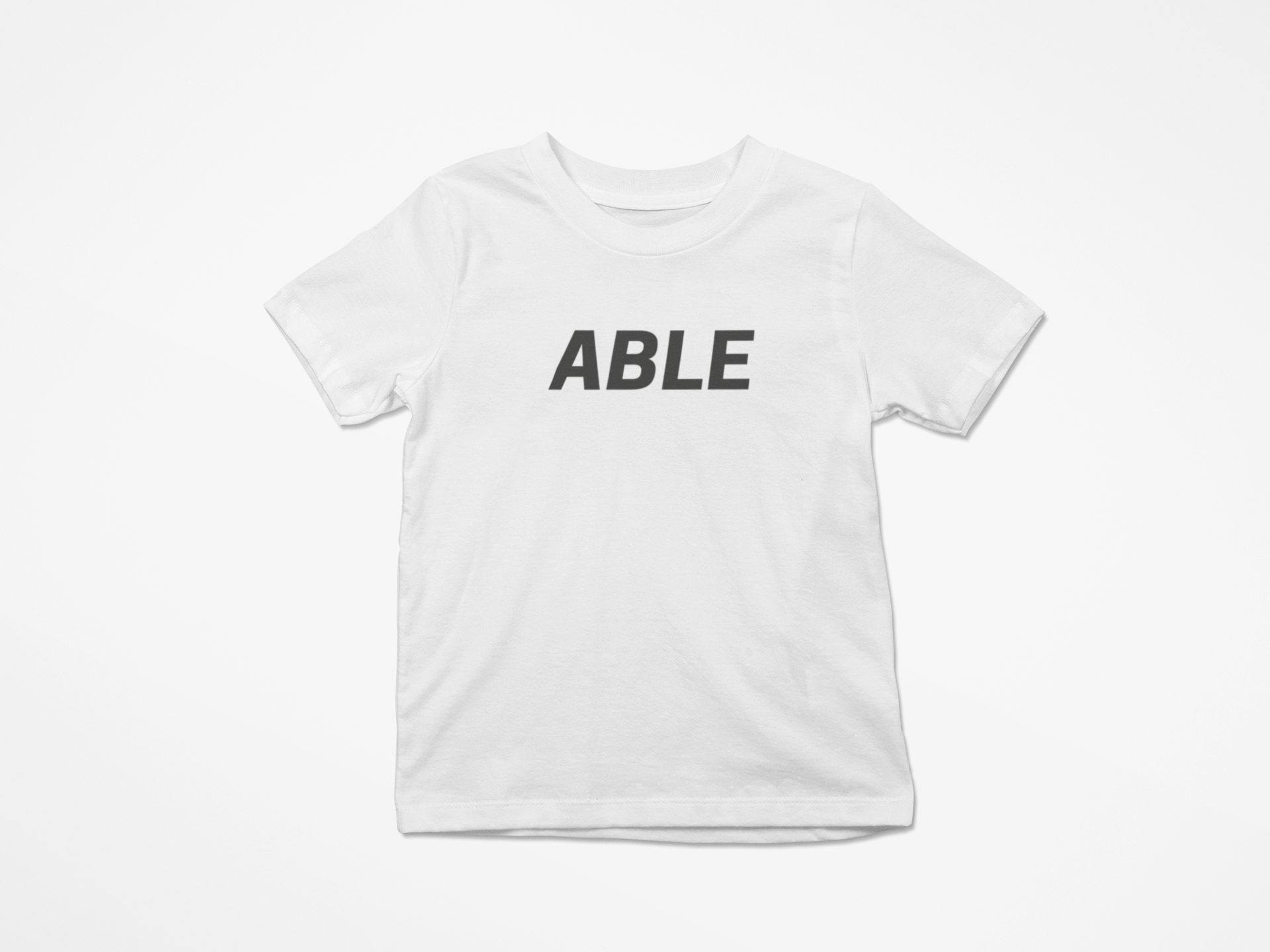 KIDS ABLE CORE TEE - WHITE