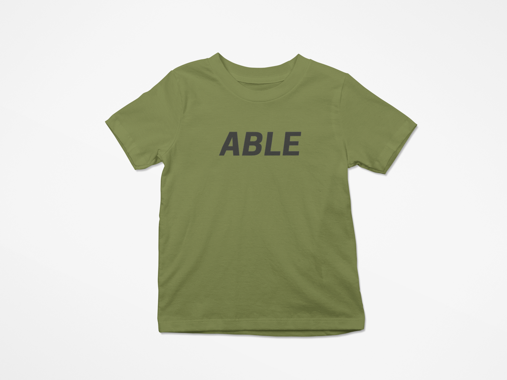 KIDS ABLE CORE TEE - KHAKI