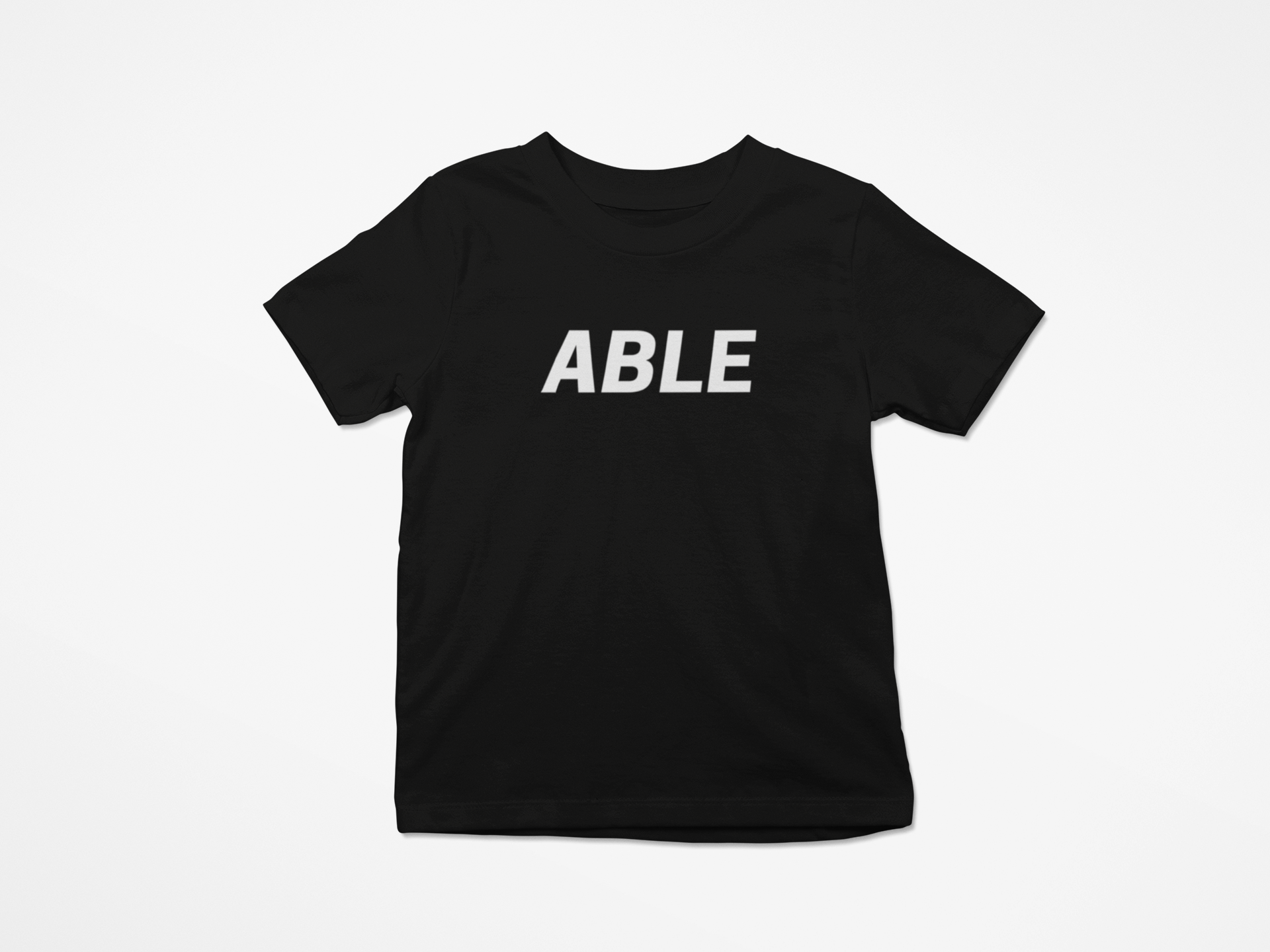 KIDS ABLE CORE TEE - BLACK