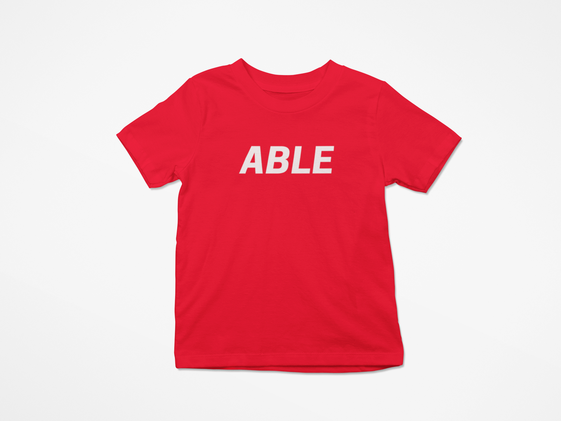 KIDS ABLE CORE TEE - RED