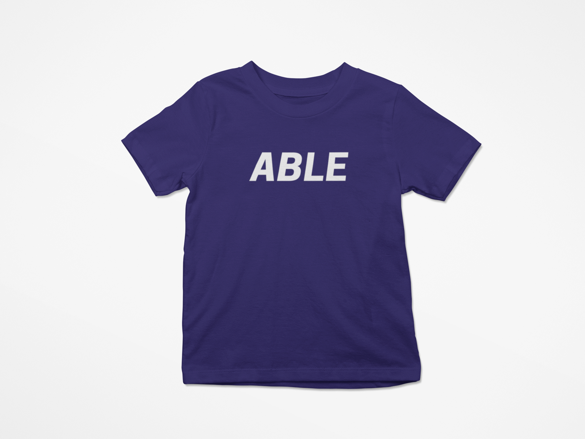 KIDS ABLE CORE TEE - NAVY