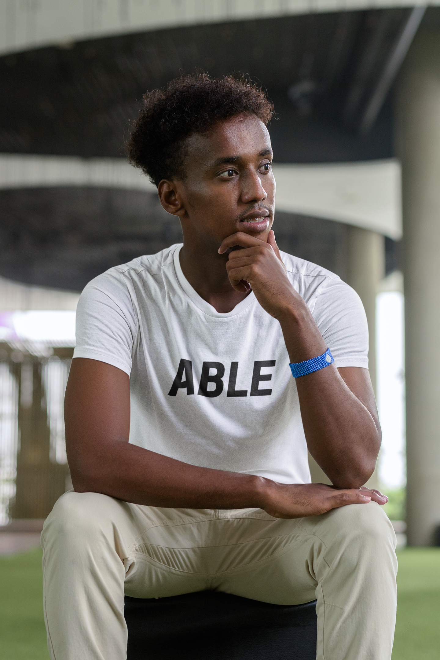 ABLE CORE TEE - WHITE